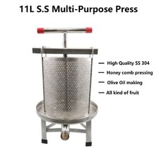 11L S.Steel S304 Muti-Purpose Press for Honey...
