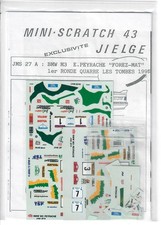 BMW M3 e30  Forez-Mat.  PEYRACHE  rallyes 1995  décal 1/43°