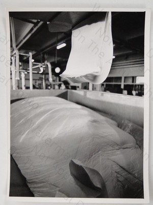 Butterproduktion Landerneau Bretagne Frankreich Milchviehhaltung um 1960 Vintage Foto