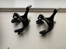 Miche Performance Road Brake Caliper Set Front & Rear Black Rim Pair Vgc