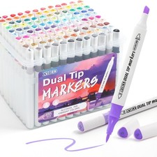 Alcohol Markers, 120 Colors Alcohol Markers Set for Adults and Artists in Col...