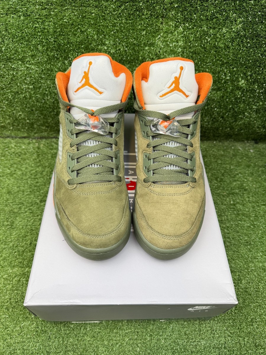 Size 10 - Air Jordan 5 Retro 2024 Olive | eBay
