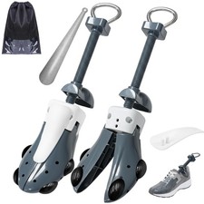 JJDPARTS Shoe Stretcher Women and Men,Pair 4-Way Shoe Expander Widener Adjust...