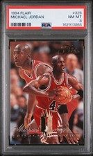 1994 Flair #326 Michael Jordan PSA 8
