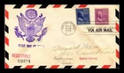 US COVER PRESIDENTIAL SERIES FDC COMBO SCOTT 830 831 REGISTERED AIR MIAL