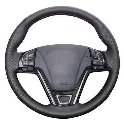 Artificial Leather Hand-Stitched Steering Wheel Cover For Haval H2 H7 2014-2019
