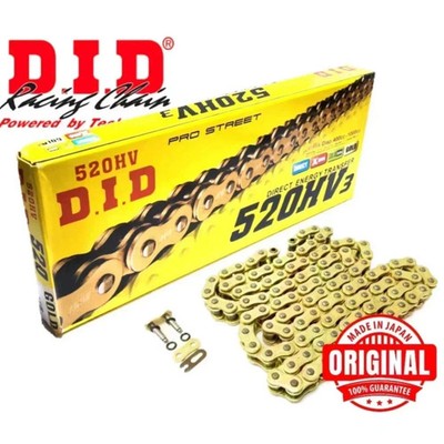 520 DID CHAIN XRING ORING CHAIN HEAVY DUTY CHAIN 520 - 120L MADE IN JAPAN ORIGIN