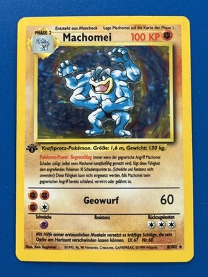 Pokemon Machomei / Machamp - Base Set- Deutsch - 1999 1st Edition