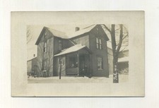 Vintage 1910 Alliance Ohio George Bailey Home Residence Real Photo Postcard