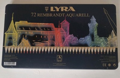 RARE discontinued Lyra Rembrandt Polycolor Pencils 72 Colors aquarell