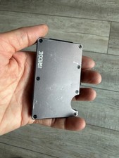 Authentic The Ridge RFID Aluminum Wallet Gunmetal Gray Money Clip Minimalist