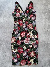 Vintage Dolce & Gabbana Floral Dress Authentic Y2K IT42 Luxury Made In Italy