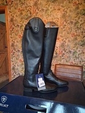 Image of Ariat Heritage Contour 11 Field Zip Riding Boots Black Size 5