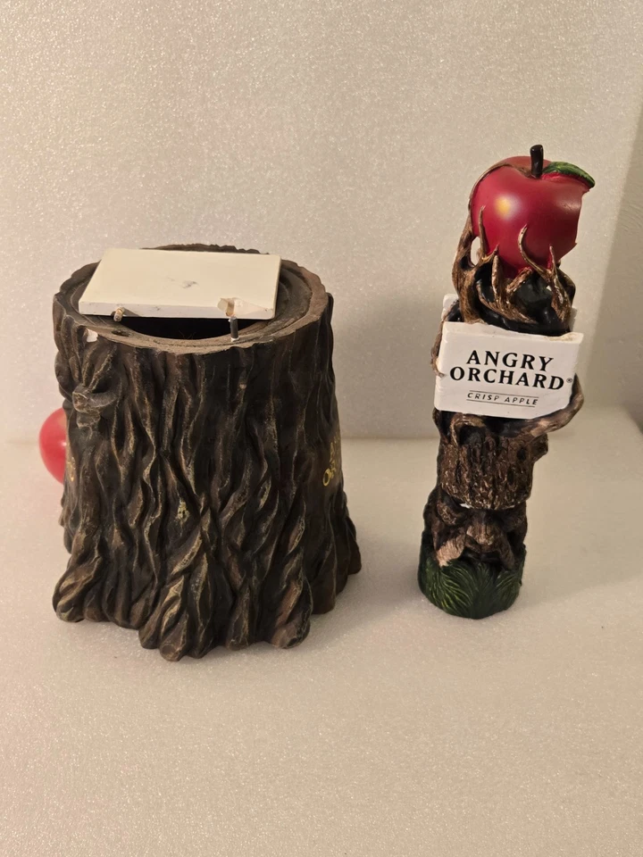 Set of Angry Orchard Advertising Displays Draft Beer Tap Handle and Tip Jar - Image 3 of 4