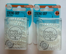 2 Invisi Bobble Strong Grip Clear Hair Ring Value Pack 5 Cnt Ea