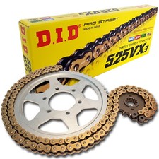 DID Kettensatz Stahl 525VX3 G&B Niet für Tri...
