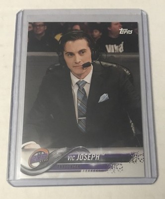 Vic Joseph 2018 WWE Topps Then Now Forever Roster Update