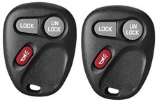 3 Button Car Key Fob, Keyless Entry Remote Control for 2001 2002 2003 Chevy