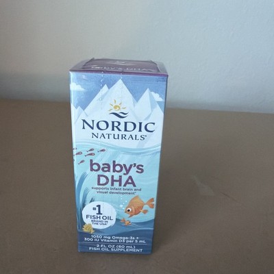 Nordic Naturals Baby's DHA Liquid - Omegas, Vitamin A & D3 for Development, 2 oz