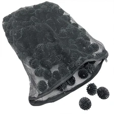 Aquarium Masters 300 Count 1.5 in Bio Balls Filter Media | Mesh Bag Includedt...