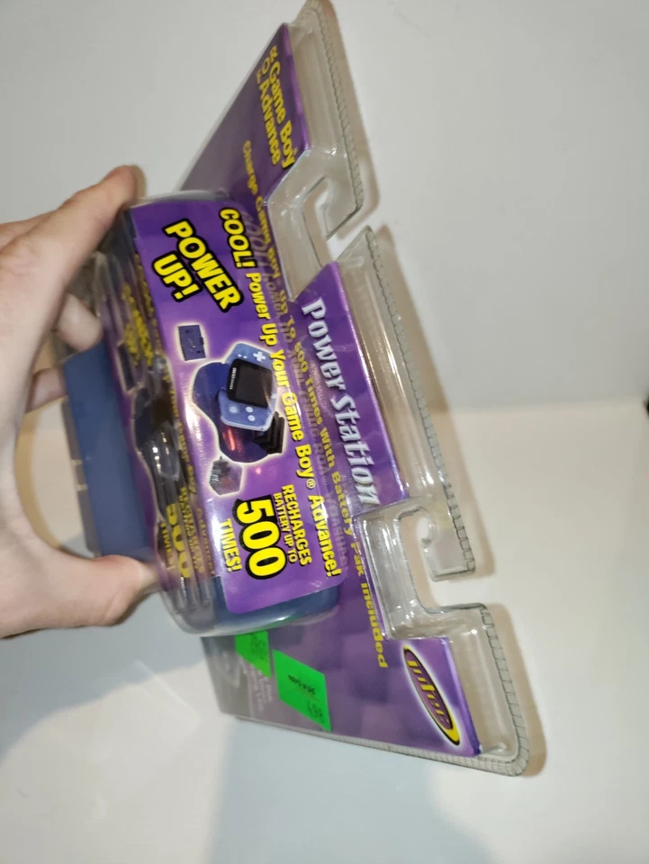 Game Boy Advance Power Station Translucent Purple Glacier Intec NEW Vintage - Image 3 of 4