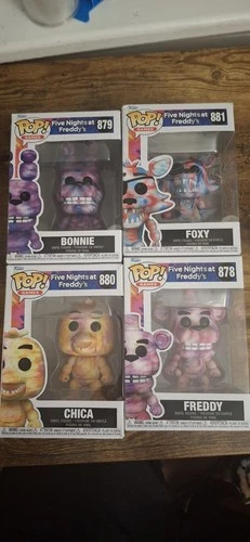 Funko Pop! Vinyl Five Nights at Freddy's  Tie Dye Set of 4 (FNAF)