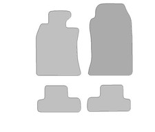 Fußmatten passend für Mini Cabriolet Typ R52 (Baujahr 2004 - 2007), Hit anthrazi