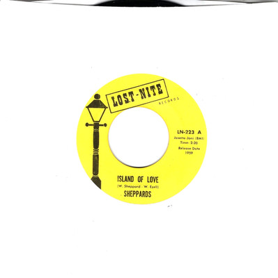 Sheppards:    Island Of Love / Never Felt This Way Before .. 45 RPM 8228