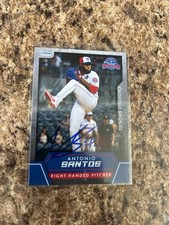 Antonio Santos Signed 2025 Tennessee Smokies Team Set Auto Chicago Cubs # 17