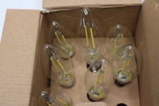  7-Pk Non-Dimmable Vintage Edison LED Light Bulb Clear Glass Filament