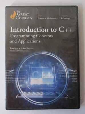 Introduction to C++ Programming Concepts And Applications; Keyser (2019; 4 DVDs)