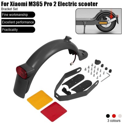 Rear Fender Mud Guard Taillight For Xiaomi M365 1S Pro2 Electric Scooter Parts