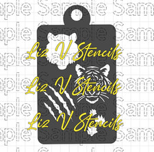 Tiger - Face Painting STENCIL