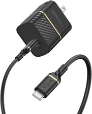 Otterbox USB-C Wall Charger, 30W Otterbox USB C-C 1M Cable - Black Shimmer