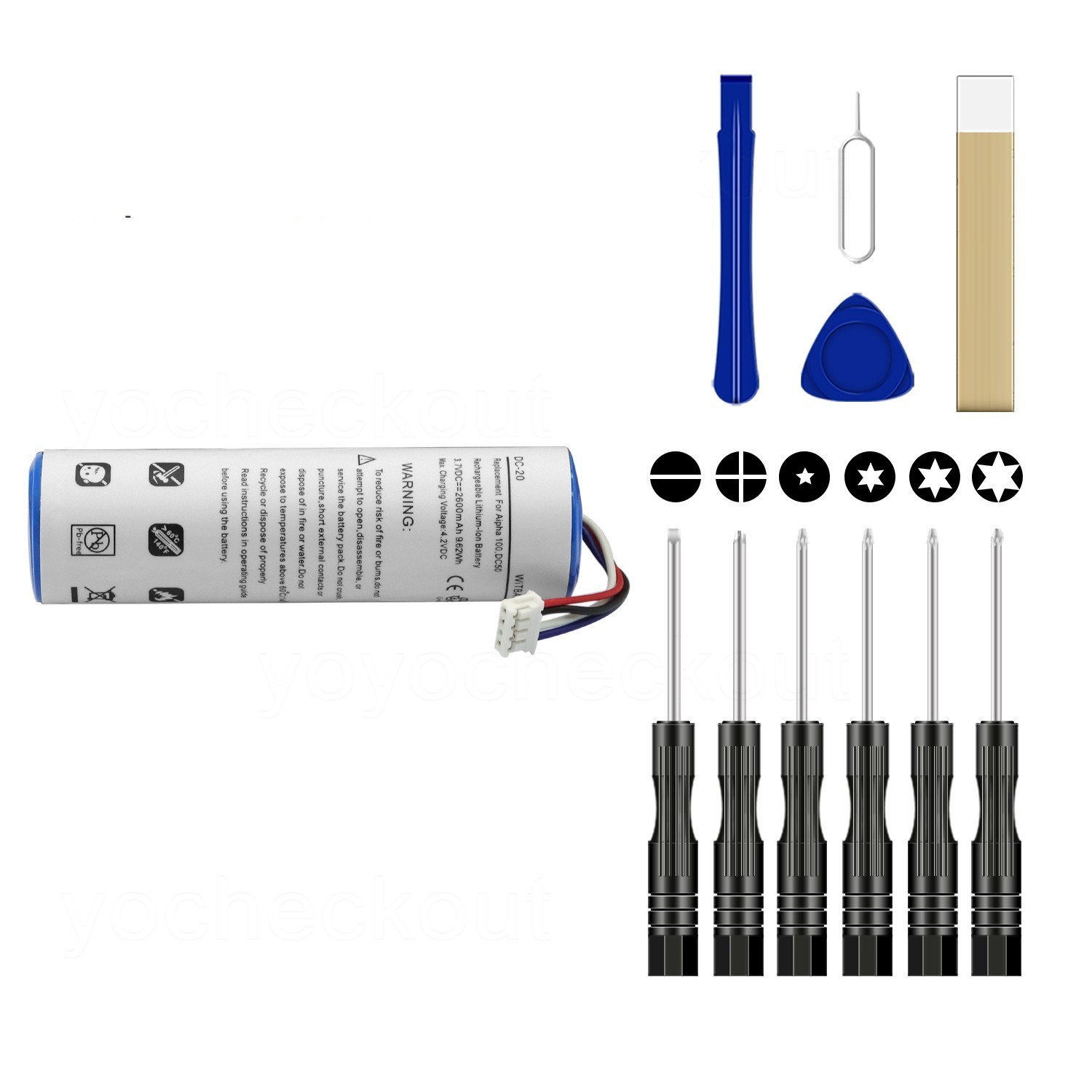 For Garmin TT15 T5 TT 10 DC50 GPS Dog Tracking Collar Battery 010-11828-03