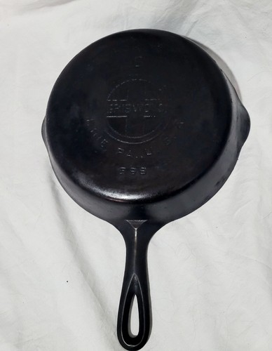 Griswold #6 Cast Iron Skillet 699 Large Block Logo 1920-1930s | eBay