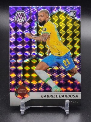 2021 Panini Mosaic FIFA World Cup PURPLE Reactive #164 Gabriel Barbosa