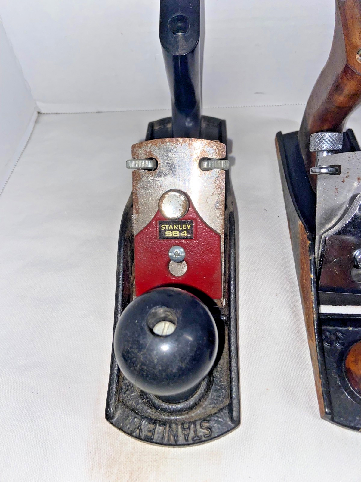 (3) Vintage Stanley Heavy Metal Wood Planers Planes SB4,  NO 33, ++ (USA)