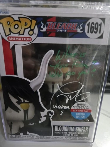 Funko Pop! Animation Bleach Ulquiorra Shifar Autographed Vinyl Figure 1691