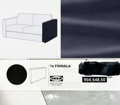 Ikea FINNALA ONLY Cover For Armrest Orrsta Black-blue 904.548.50 - NEW