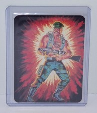 1986 G.I. JOE Action Cards #10 Marine GUNG-HO Card NM/M HASBRO Milton Bradley GI