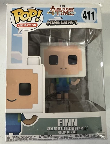 Funko Pop! Vinyl: Cartoon Network - Finn the Human (Minecraft Style) #411