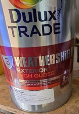 Dulux Trade Weathershield Exterior Gloss Paint 5L  Paint Colour RAL5002 5ltr