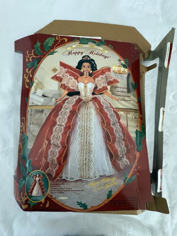 Mattel Barbie Happy Holidays Special/Collector Edition Dark Hair 1997 17832