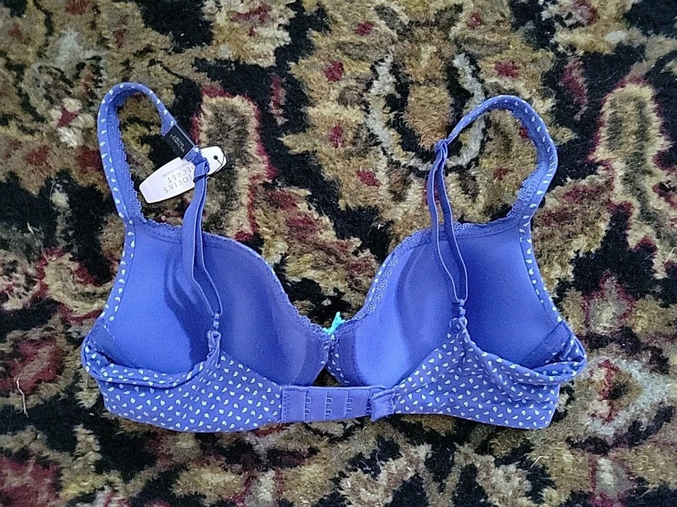 Sujetador Victoria's Secret Demi para mujer 32C azul cachemir forrado por Victoria nuevo con etiquetas Foto 3 de 4