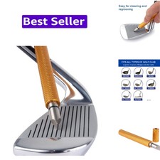 Golf Club Groove Sharpener, Re-Grooving Tool and Cleaner for Wedges Irons -...