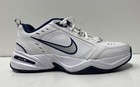 Nike White/navy Solid Athletic Sneaker Men 9 — photo 3