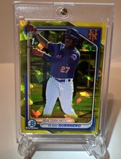 2024 Bowman Chrome Sapphire⭐️ Vladi Guerrero Yellow Refractor /75 RC 