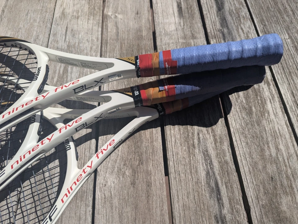 3 x Wilson SIX.ONE 95 BLX Pro Staff, ninety five, L3=4 3/8 Tennisschläger/Racket - Bild 4 von 4