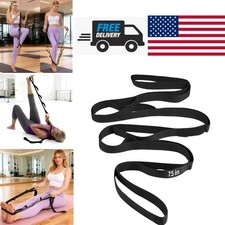 Versatile Stretch Band with 10 Loops Ideal for Yoga and Rehabilitation Exercises